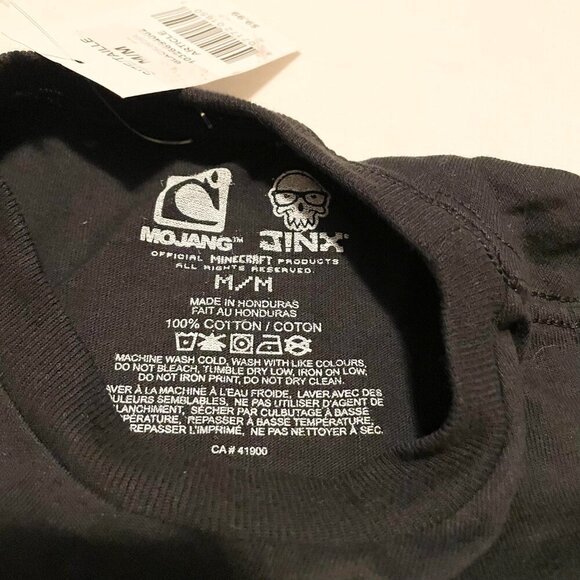 Minecraft Three Creeper Moon Kids Boys Size Medium Tshirt Game Shirt - Picture 8 of 16